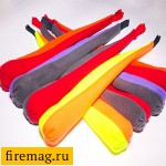 Двухцветные пои-булавы
